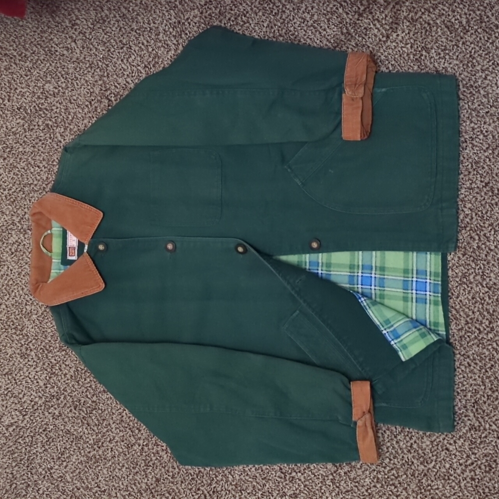 ‼️LAST CALL‼️Vintage Green Flannel Corduroy Jacket